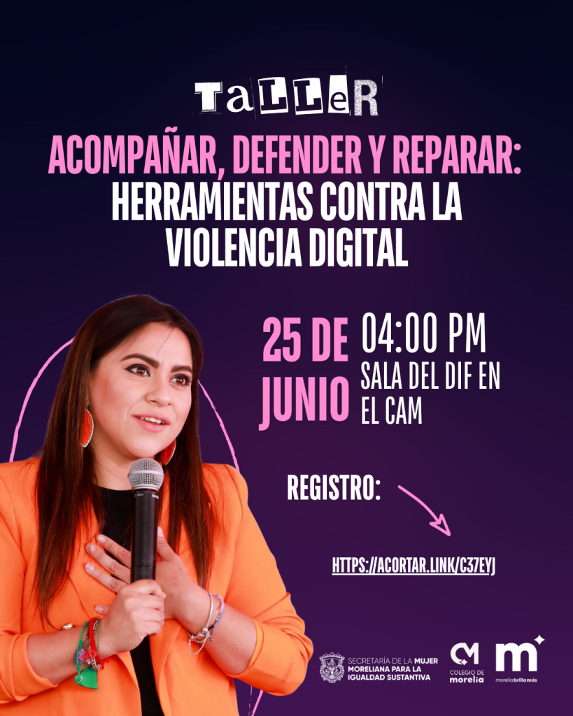 Olimpia Coral se sumará en Morelia a jornada de Semmujeris por un internet sin violencia 2 2