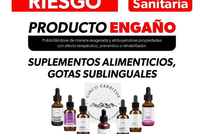 Alerta SSM sobre productos: Ajo Negro Plus Duo Pack y suplementos Cinco Cerritos